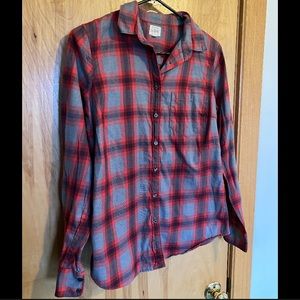 J Crew button down flannel